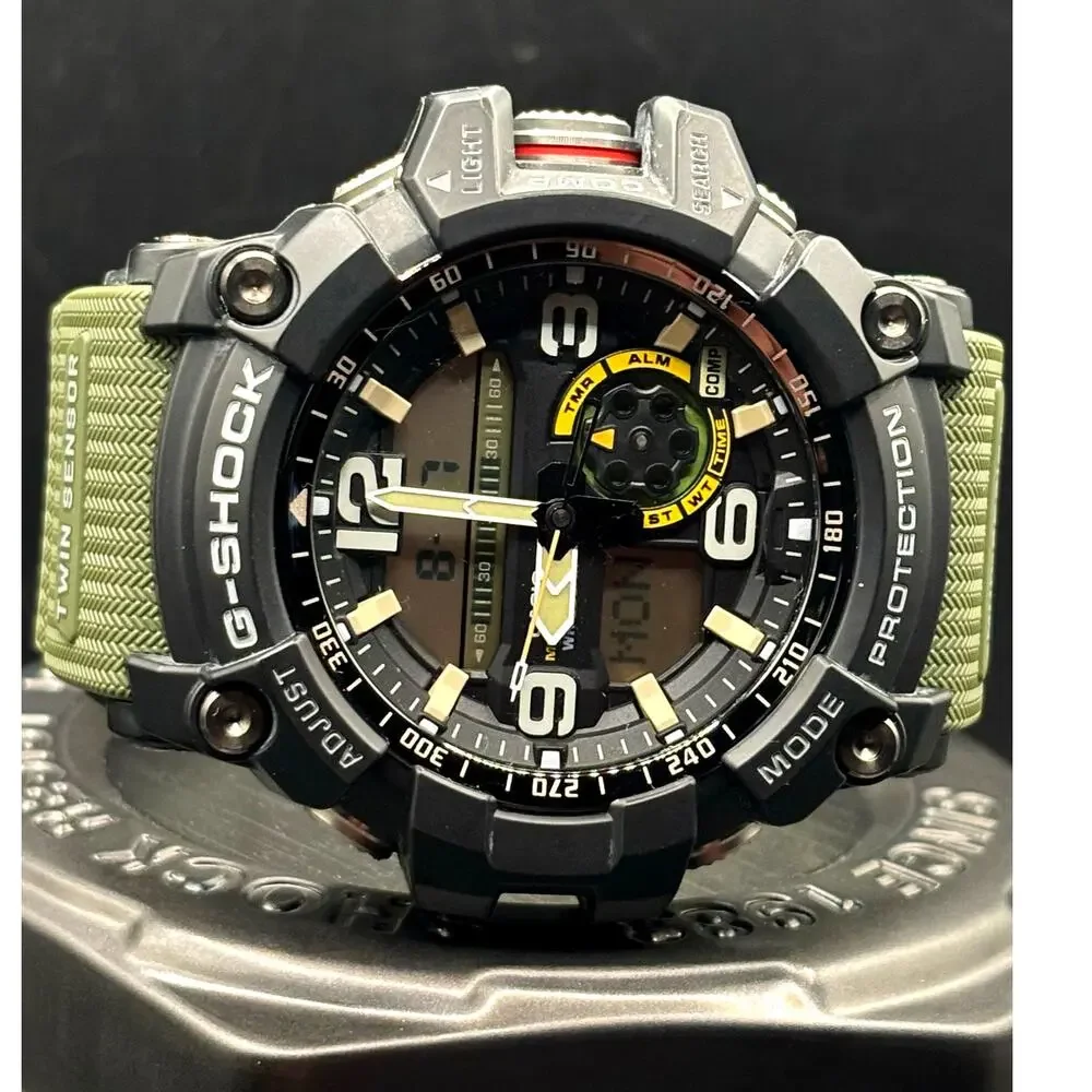 Casio G-Shock Mudmaster GG-1000-1A3 Twin Sensor Green Men’s Watch 200M